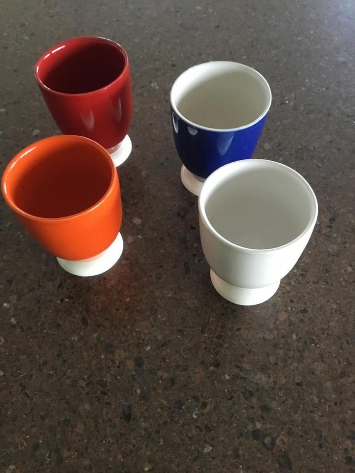 Mokjes Hollandsche Waaren - Set van 4, Huis en Inrichting, Keuken | Servies, Zo goed als nieuw, Kop(pen) en/of Schotel(s), Overige stijlen