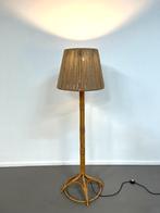 Vintage design Italiaanse bamboe vloerlamp jaren 60, Huis en Inrichting, Lampen | Vloerlampen, Ophalen, Gebruikt, 150 tot 200 cm