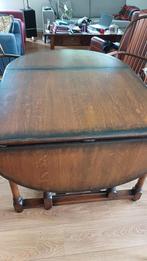 Eettafel met 4 stoelen en salontafel., Antiek en Kunst, Antiek | Meubels | Tafels, Ophalen