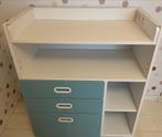 Ikea Stuva commode wit/blauw, Ophalen, Gebruikt, 75 tot 100 cm, Opstaande rand