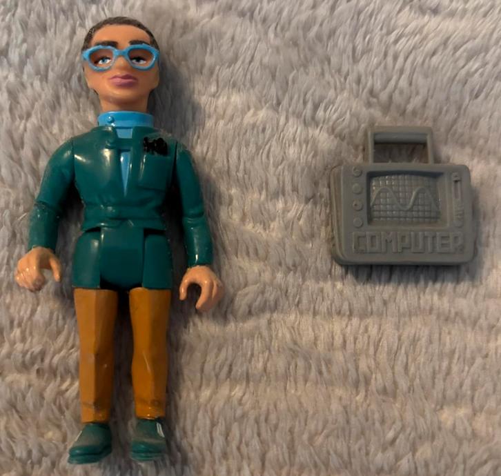 Brains Actiefiguur Thunderbirds Matchbox 1992, compleet, Verzamelen, Poppetjes en Figuurtjes, Gebruikt, Ophalen of Verzenden