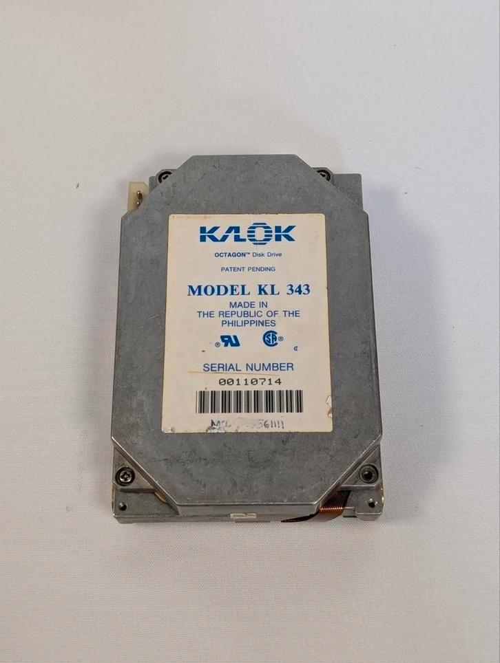 Vintage Kalok KL-343 Hard Disk Drive – 43MB, MFM, Computers en Software, Vintage Computers, Ophalen of Verzenden