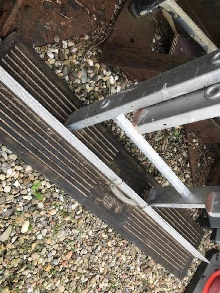 ladderstop ladder De ladderstopper, Doe-het-zelf en Verbouw, Ladders en Trappen, Zo goed als nieuw, 4 meter of meer, Ophalen