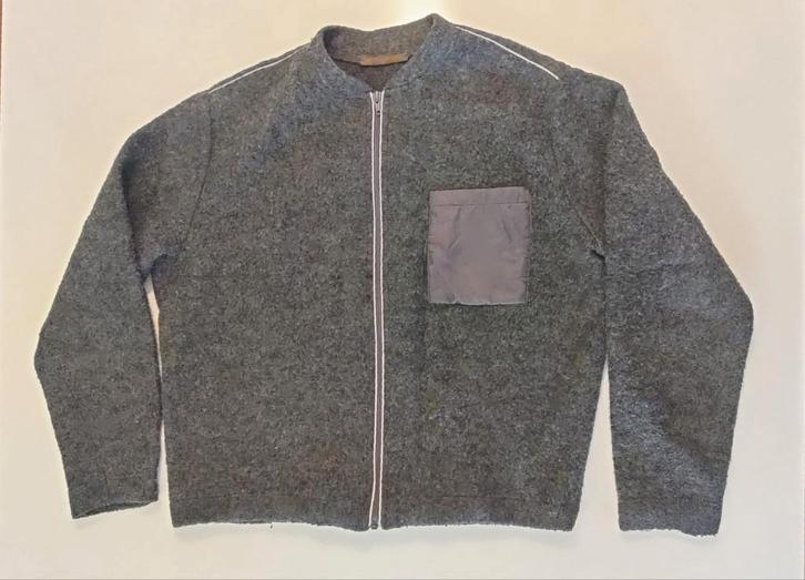 Daniële Alessandrini, fleece vest - M, Kleding | Heren, Truien en Vesten, Gedragen, Maat 48/50 (M), Grijs, Ophalen of Verzenden