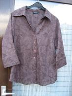 bruine dames blouse 46, Bruin, Zo goed als nieuw, Maat 46/48 (XL) of groter, Ophalen
