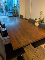 Wood dining table, Huis en Inrichting, Ophalen, Gebruikt, 50 tot 100 cm, 150 tot 200 cm
