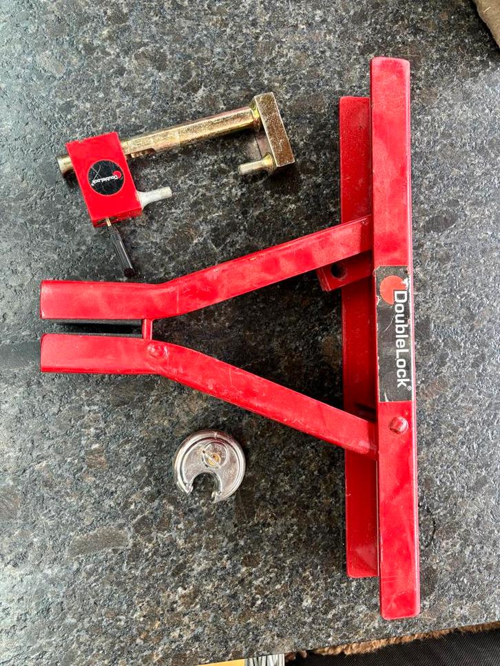 DoubleLock Trekhaakklem en disselslot, Auto diversen, Anti-diefstal, Gebruikt, Ophalen