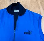 Vintage Puma bodywarmer jack blauw - Maat L, Kleding | Heren, Bodywarmers, Blauw, Ophalen of Verzenden, Zo goed als nieuw, Puma