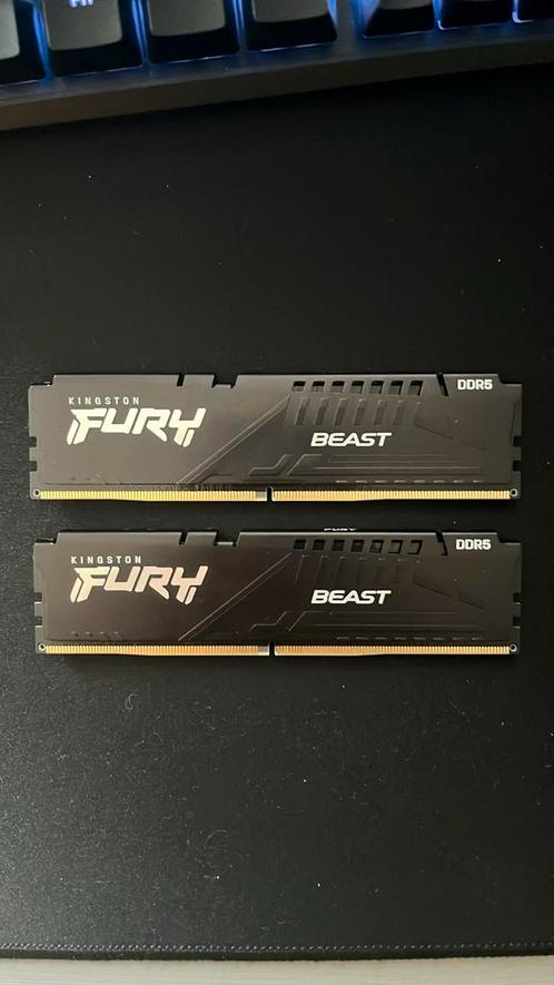 Kingston DDR5 Fury Beast 2x16GB 6000 KF560C36BBE2K2-32, Computers en Software, RAM geheugen, Nieuw, Desktop, 32 GB, DDR5, Ophalen of Verzenden