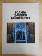 Scania 6x4 Tandemstel Brochure 1975 – LT 145 LT 111 Torpedo, Ophalen, Zo goed als nieuw, Overige merken, Scania