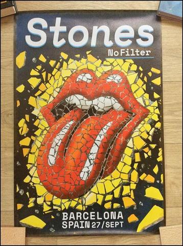 The Rolling Stones Concert Poster Affiche Canvas Tour beschikbaar voor biedingen