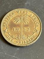 1 Shilling 1952 British West Africa, Postzegels en Munten, Munten | Afrika, Losse munt, Overige landen, Verzenden
