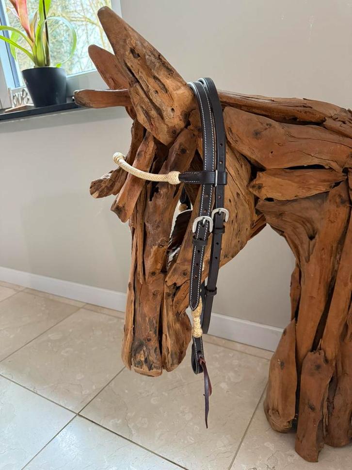 Nieuwe store Westernhoofstellen van rundleer cob en full, Dieren en Toebehoren, Paarden en Pony's | Hoofdstellen en Tuigage, Nieuw