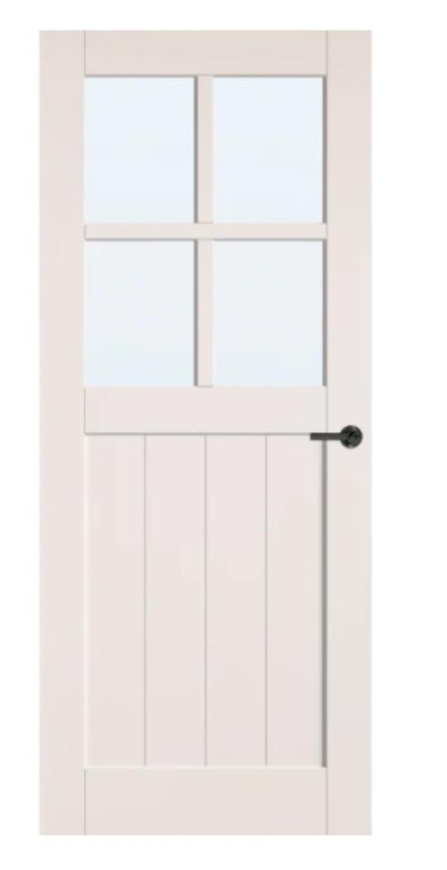 Binnendeur, Doe-het-zelf en Verbouw, Deuren en Horren, Nieuw, Binnendeur, 200 tot 215 cm, 80 tot 100 cm, Glas, Hout, Ophalen