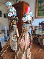 Twee antieke Wayang Golek poppen, Ophalen of Verzenden