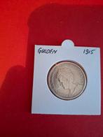 Zilveren Wilhelmina gulden 1915 - Prachtig!, Ophalen of Verzenden, Losse munt, Zilver