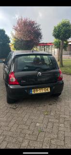 Renault Clio 1.2 16V E4 2007 Zwart, Auto's, Voorwielaandrijving, Stof, 74 pk, 4 cilinders