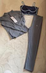 Alo Yoga 3-delige set - Nieuw met kaartje!, Ophalen of Verzenden, Nieuw, Grijs, Fitness of Aerobics