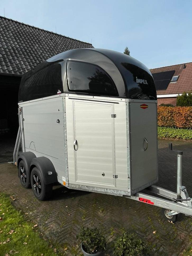 Böckmann Champion C 2-paardstrailer, Dieren en Toebehoren, Paarden en Pony's | Trailers en Aanhangwagens, Zo goed als nieuw, 2-paards trailer
