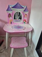 Make-up Tafel Kind - Prinsessen Thema, Kinderen en Baby's, Kinderkamer | Tafels en Stoelen, Ophalen, Gebruikt, Tafel(s) en Stoel(en)