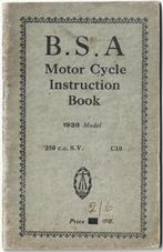 BSA C10 instruction book handleiding (4579z), Motoren, Overige merken