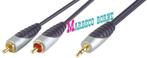 Audiokabel RCA - Jack 3,5 mm kabel, 10 meter verguld, Nieuw, 10 meter of meer, Ophalen of Verzenden, Overige kabels