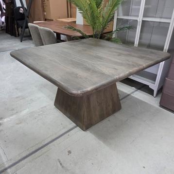Vierkante Eettafel Asti Mangohout, kleur Bruin Tower Living beschikbaar voor biedingen