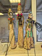 3 Wayang Golek Poppen - Indonesische Schatten, Ophalen of Verzenden