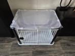 Puppyren / bench / puppy ren zwart, Ophalen, Zo goed als nieuw