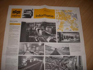 Metro Informatie krant Amsterdam 1976 met plattegrond beschikbaar voor biedingen