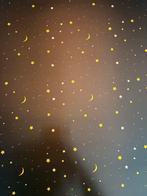 Donkerblauw rolgordijn met sterrenhemel 155x155cm, Doe-het-zelf en Verbouw, Rolluiken, Overige kleuren, Minder dan 100 cm, Nieuw