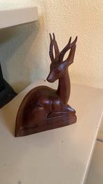 Teakhouten hert Bali, Ophalen of Verzenden, Zo goed als nieuw, Dier