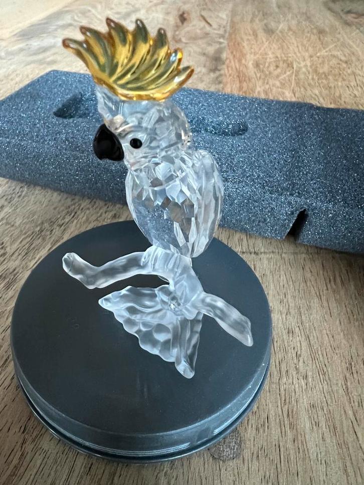 Swarovski Kaketoe Kristallen Beeldje, Antiek en Kunst, Kunst | Beelden en Houtsnijwerken, Ophalen