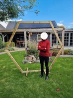 Houten Backdrop voor Bruiloft - Zeshoek, 200 cm of meer, Ophalen of Verzenden, Zo goed als nieuw, 200 cm of meer