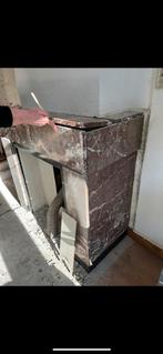 Marmeren delen schouw, Ophalen, 60 cm of meer, Gebruikt, 60 cm of meer