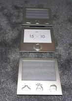 3 Fotolijstjes, Ophalen of Verzenden, Zo goed als nieuw, Metaal of Aluminium