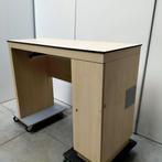 Stevige houten werkbank met kast - 112x150x61 cm, Gebruikt