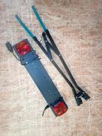 Fietsendrager met verlichtingsbalk voor op de trekhaak, Auto diversen, Fietsendragers, Ophalen of Verzenden, Trekhaakdrager