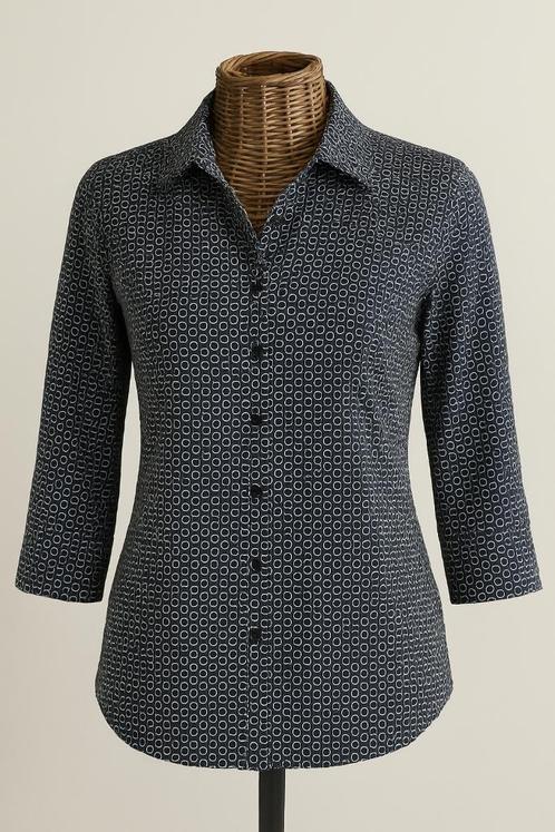 Studio Anneloes blouse – maat L – donkerblauw/wit – nieuw, Kleding | Dames, Blouses en Tunieken, Nieuw, Maat 42/44 (L), Blauw