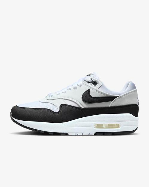 Nike Air Max 1 ‘white black neutral grey, Kleding | Dames, Schoenen, Nieuw, Sneakers of Gympen, Zwart, Ophalen of Verzenden