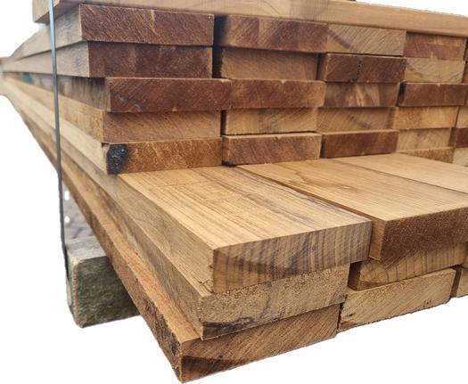 166 meter hardhouten planken 2.2x9.5 cm - nr: HP45, Tuin en Terras, Palen, Balken en Planken, Planken, 180 tot 250 cm, Hardhout