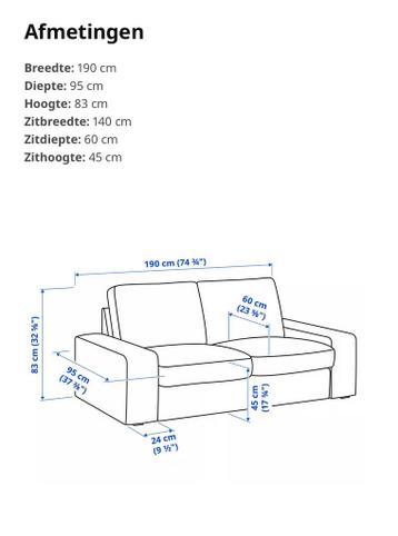 KIVIK bank beige - afbeelding 8