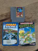 NES Games: Turbo Racing, TMNT, Super Spike V'Ball, Ophalen of Verzenden, Gebruikt, Racen en Vliegen