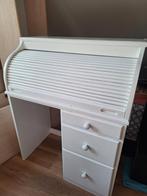 Schattig wit bureau met rolluik, Ophalen, Gebruikt