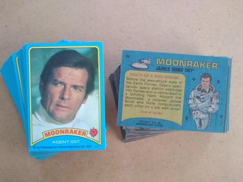 Incomplete set James Bond 007 Moonraker Topps 1979 91/99, Verzamelen, Film en Tv, Zo goed als nieuw, Film, Overige typen, Ophalen