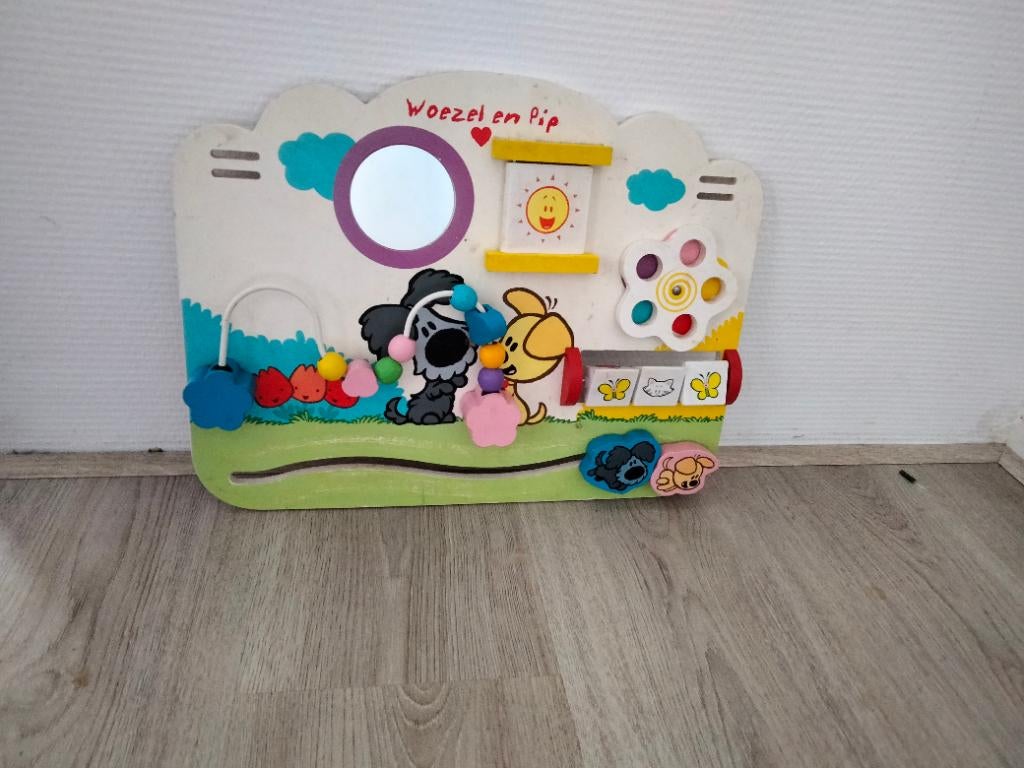 Woezel en Pip activiteiten bord hout, Ophalen, Gebruikt, Overige typen