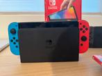 Nintendo Switch OLED, Verzenden, Zo goed als nieuw, Met 2 controllers, Switch OLED