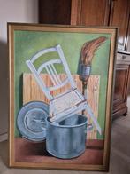 Surrealisme vintage schilderij, Ophalen of Verzenden
