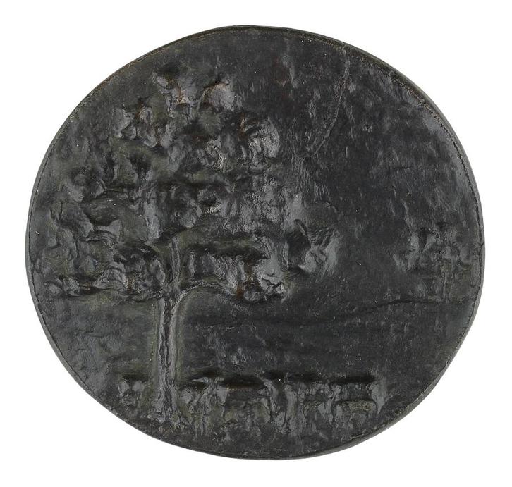 PENNING Christl Seth-Höfner : Zonder titel, Postzegels en Munten, Penningen en Medailles, Brons, Nederland, Verzenden