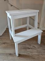 Ikea houten krik wit gesaust, Ophalen, Gebruikt, Hout